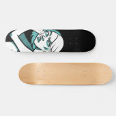 Het dunne Vrouw Illustration Skateboard (Horizontaal)
