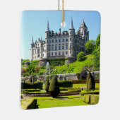 Het Dunrobin Castle Xmas van Sutherland Clan Keramisch Ornament (Rechts)