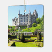 Het Dunrobin Castle Xmas van Sutherland Clan Keramisch Ornament (Links)