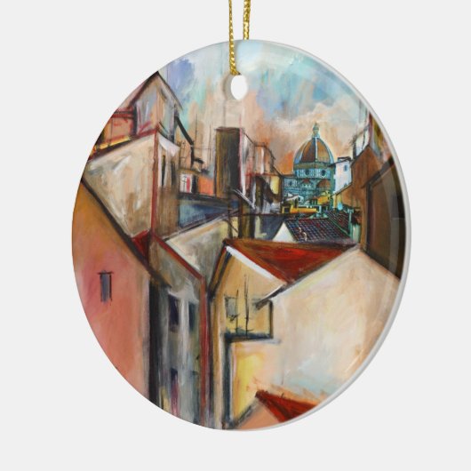 "Het Duomo-KunstOrnament" Keramisch Ornament (Links)