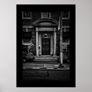 Het Duplate Canada gebouw nr. 1 met de grens Poster