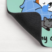 Het dutten is... mijn cardio... slaapdutje muismat (Hoek)