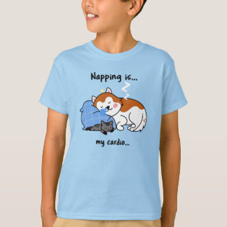 Het dutten is... mijn cardio... slaapdutje t-shirt