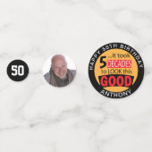 Het duurde 0 decennia om dit goed te zien confetti (Achterkanten)