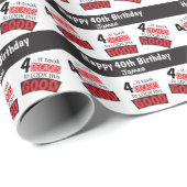 Het duurde 0 decennia om dit goed te zien - person cadeaupapier (Rol Hoek)