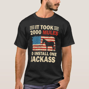 Het duurde 2000 Mules om één jasje-Amerikaan te in T-shirt