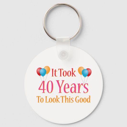 Het duurde 40 jaar om dit goed te zien sleutelhanger (Voorkant)