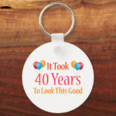 Het duurde 40 jaar om dit goed te zien sleutelhanger (Voorkant)