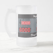 Het duurde 4 decennia voordat het er goed uitzag | matglas bierpul (Links)