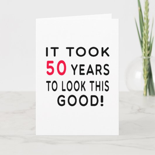 Het duurde 50 jaar Design Kaart (Voorkant)