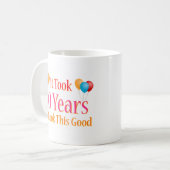 Het duurde 50 jaar om dit goed te zien koffiemok (Voorkant links)