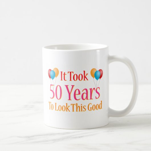Het duurde 50 jaar om dit goed te zien koffiemok (Rechts)