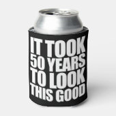 Het duurde 50 jaar om zo'n goede 50ste verjaardag  blikjeskoeler (Blikje Voorkant)