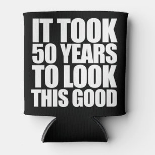 Het duurde 50 jaar om zo'n goede 50ste verjaardag  blikjeskoeler