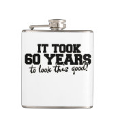 Het duurde 60 jaar om er zo goed uit te zien heupfles (Voorkant)