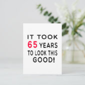 Het duurde 65 jaar Design Briefkaart (Staand voorkant)