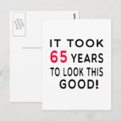 Het duurde 65 jaar Design Briefkaart (Voorkant / Achterkant)