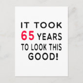 Het duurde 65 jaar Design Briefkaart (Voorkant)