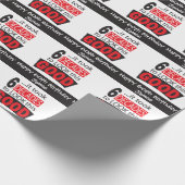 Het duurde 6 decennia om deze Goede 60ste verjaard Cadeaupapier (Hoek)