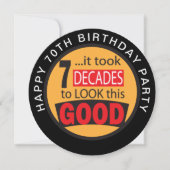 Het duurde 7 decennia om dit goed te bekijken - 70 kaart (Voorkant)