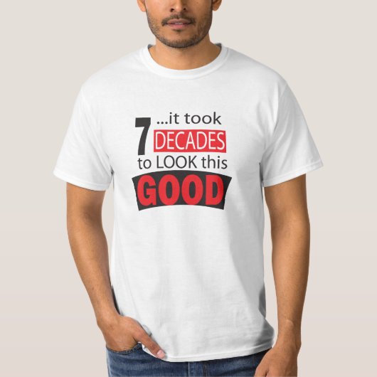 Het duurde 7 decennia voordat het er goed uitzag | t-shirt (Voorkant)