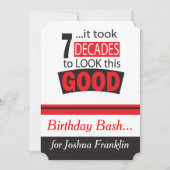 Het duurde 7 decennium om dit goed te zien | 70e v kaart (Voorkant)