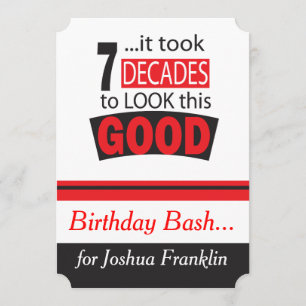 Het duurde 7 decennium om dit goed te zien 70e v kaart