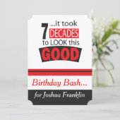 Het duurde 7 jaar om er zo goed uit te zien kaart (Staand voorkant)