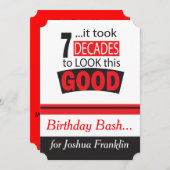 Het duurde 7 jaar om er zo goed uit te zien kaart (Voorkant / Achterkant)