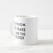 Het duurde 85 jaar Design Koffiemok (Voorkant links)