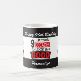 Het duurde 9 decennia om deze 90e verjaardag te zi koffiemok