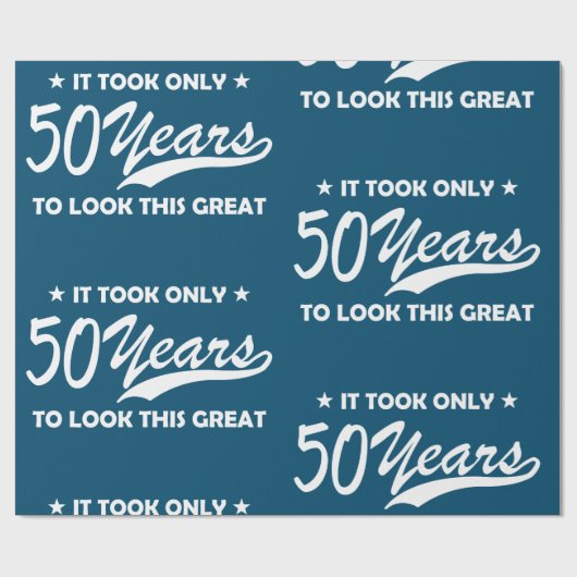 Het duurde slechts 50 jaar om deze geweldige verdr cadeaupapier (Vlak)