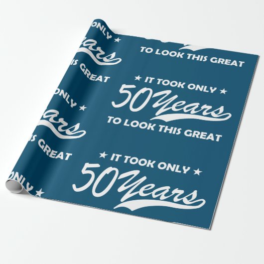 Het duurde slechts 50 jaar om deze geweldige verdr cadeaupapier (Uitgerold)