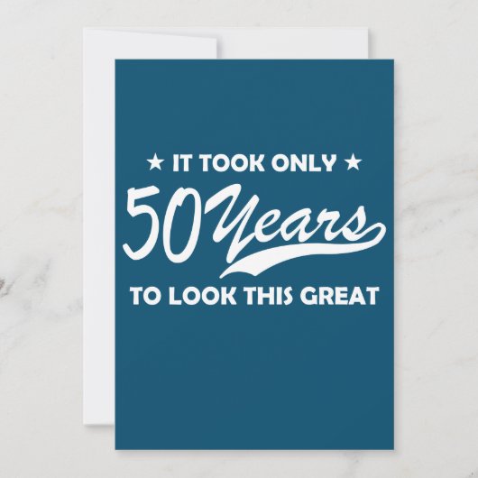 Het duurde slechts 50 jaar om er zo geweldig uit t kaart (Voorkant)