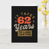 Het duurt 62 jaar om naar dit mooie Wenskaart te k Kaart (Gele Bloem)