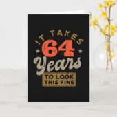 Het duurt 64 jaar om naar dit mooie Wenskaart te k Kaart (Gele Bloem)