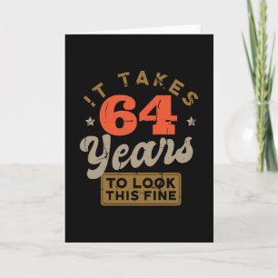 Het duurt 64 jaar om naar dit mooie Wenskaart te k Kaart