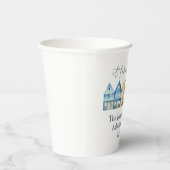 "Het duurt een dorp" Adoptie / Foster Douche Papieren Bekers (Rechts)