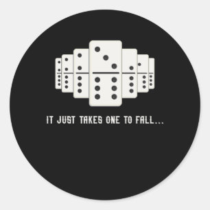 Het duurt maar één voor Herfsten die de puzzler-ga Ronde Sticker