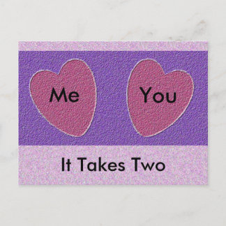 Het duurt twee briefkaart