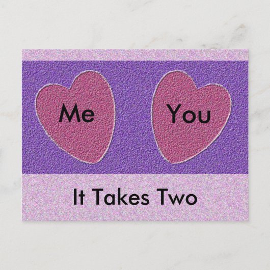 Het duurt twee briefkaart (Voorkant)