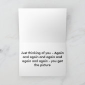 HET DUURT TWEE, Hi you Kaart (Binnen)