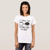 Het duurt twee t-shirt (Voorkant volledig)