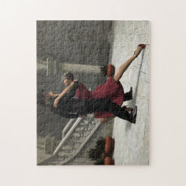 Het duurt twee voor Tango Jigzaag Puzzle Legpuzzel