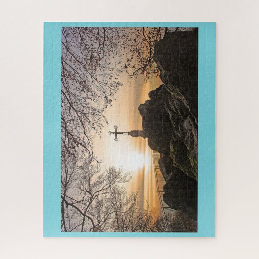 Het dwarslandschap legpuzzel (Verticaal)