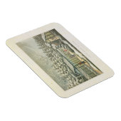 Het dwingen van tuin in de winter, van scherven op magneet (Rechterzijde)