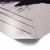 Het dynamische Abstracte Olieverfschilderij, Dikke Foto Afdruk (Hoek)