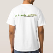 Het dynamische kamp t-shirt (Achterkant)