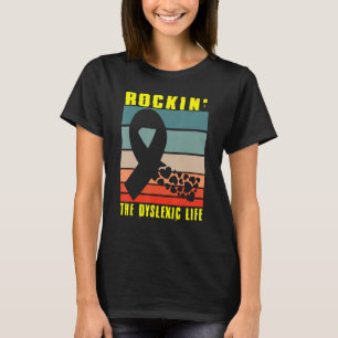 Het Dyslexische Leven Dyslexie Bewustzijn Dyslexie T-shirt