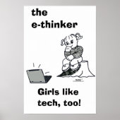 HET E-THINKER-Poster Poster (Voorkant)